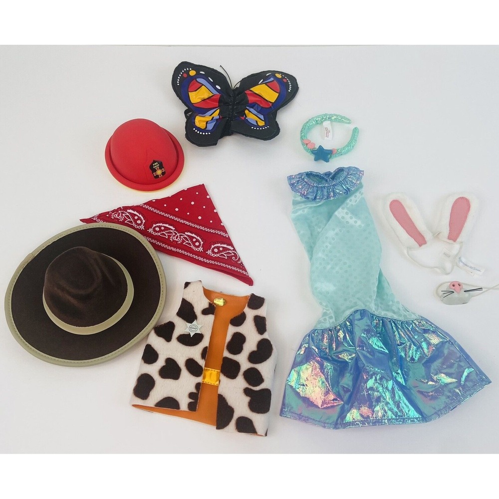 American Girl Hopscotch Hill Dress Up Doll Clothes Costumes Cowboy Mermaid Bunny